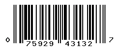 UPC barcode 075929431327