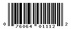 UPC barcode 076064011122