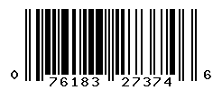 UPC barcode number 076183273746