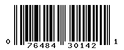 UPC barcode number 076484301421