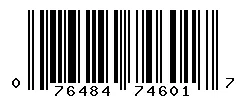 UPC barcode 076484746017