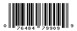 UPC barcode 076484799099