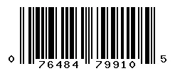UPC barcode 076484799105