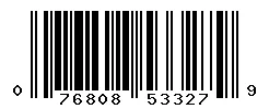 UPC barcode 076808533279