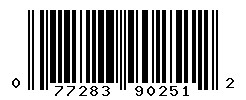 upc 077283902512 barcode image