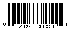 upc 077324310511 barcode image