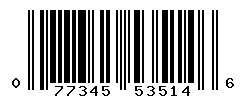 UPC barcode number 077345535146