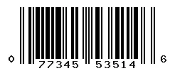 UPC 077345535146 barcode image
