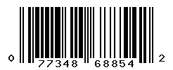 UPC barcode number 077348688542