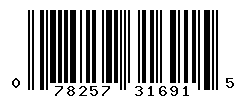 UPC barcode number 078257316915