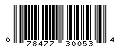 upc 078477300534 barcode image