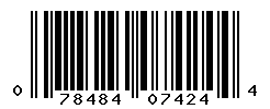 upc 078484074244 barcode image