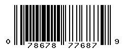 UPC 078678776879 barcode image