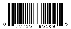 UPC barcode number 078715851095