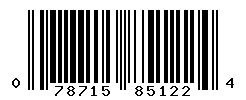 UPC barcode number 078715851224