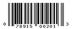upc 078915002013 barcode image
