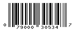 UPC barcode 079000305347