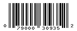 UPC barcode 079000309352