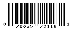 079055721161 barcode