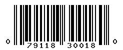 upc 079118300180 barcode image