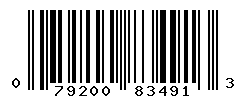 upc 079200834913 barcode image