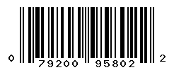 UPC barcode number 079200958022