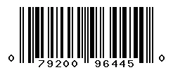 UPC barcode 079200964450
