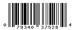 UPC barcode number 079340375284