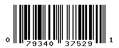 UPC barcode number 079340375291