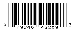 UPC barcode number 079340432093