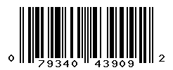 UPC barcode number 079340439092