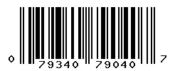 079340790407 barcode