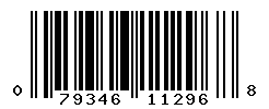 UPC barcode number 079346112968