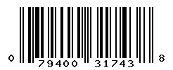 UPC barcode 079400317438