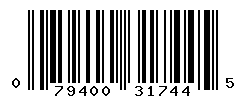 UPC barcode number 079400317445