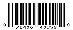 upc 079400403599 barcode image