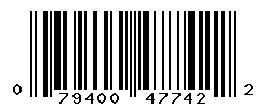 UPC barcode number 079400477422