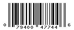 UPC barcode number 079400477446