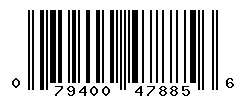 UPC barcode number 079400478856