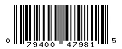 079400479815 barcode