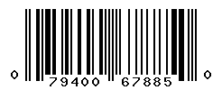 UPC barcode number 079400678850