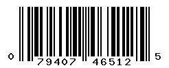 UPC barcode number 079407465125