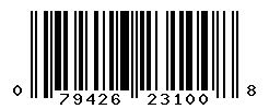 upc 079426231008 barcode image