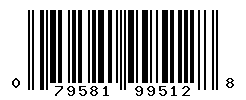 UPC barcode number 079581995128