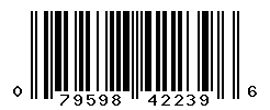 UPC barcode number 079598422396