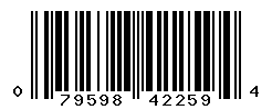 UPC barcode number 079598422594