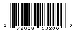 UPC barcode number 079656132007