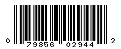 UPC barcode number 079856029442