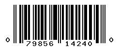 UPC barcode 079856142400