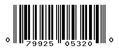 UPC barcode 079925053200